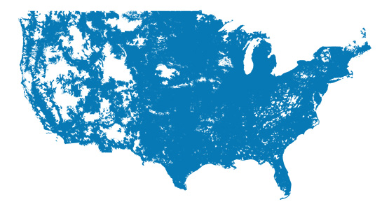 at&t coverage map